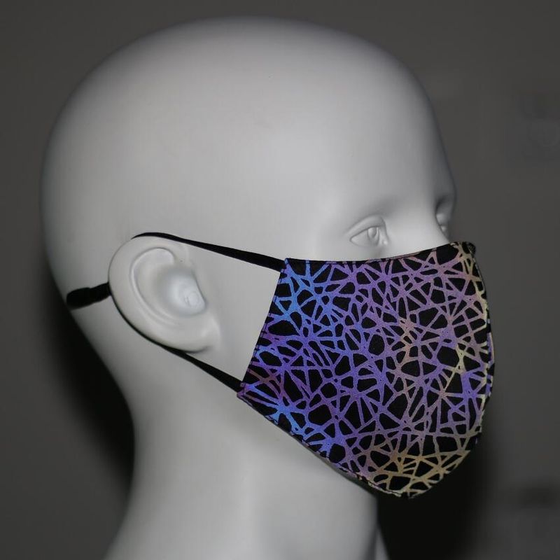 Personalized Reflective Double Layer Adjustable Colorful Dustproof Sunproof Breathable Fashion Outdoor Cycling Face Mask_voghion.com