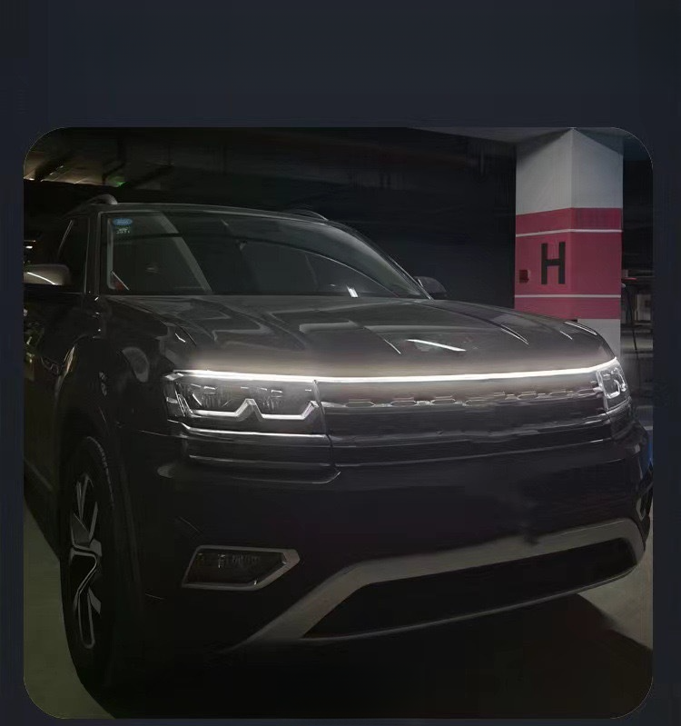 Auto Scan Durch Tagfahrlicht Motorhaube Dekorative Grille LED Änderung Licht Mit Dynamische_voghion.com