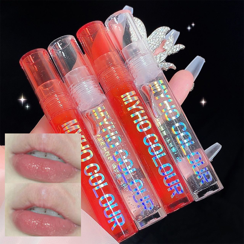 Lucidalabbra perlato Lucidalabbra impermeabile duraturo Idratante trasparente Glitter Lip Glaze Donna Shimmer Plumpin_voghion.com