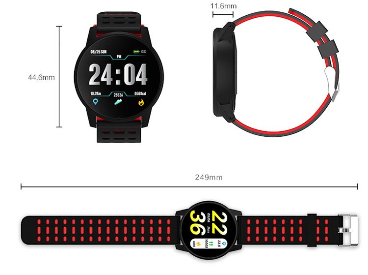 696 TLWB2 Brățară Monitorizare Ritm Cardiac Tensiune Arterială Pedometru Record de Pistă Impermeabil Sport Ceas Smart Watch_voghion.com