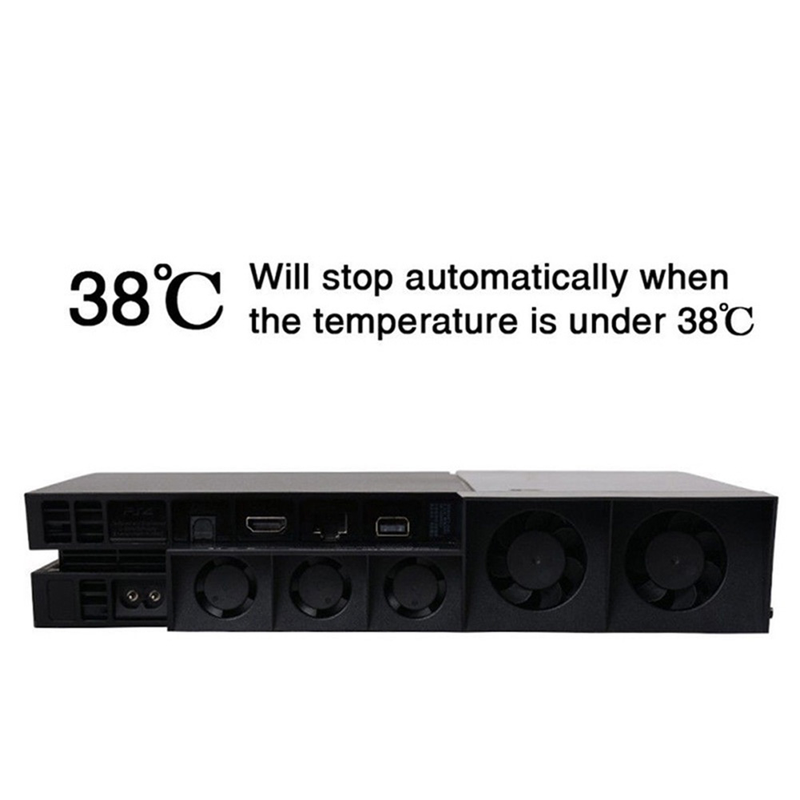 Xinweiqing Contrôle de la température Refroidisseur externe Ventilateur de refroidissement Accessoires de jeu pour console PS4_voghion.com