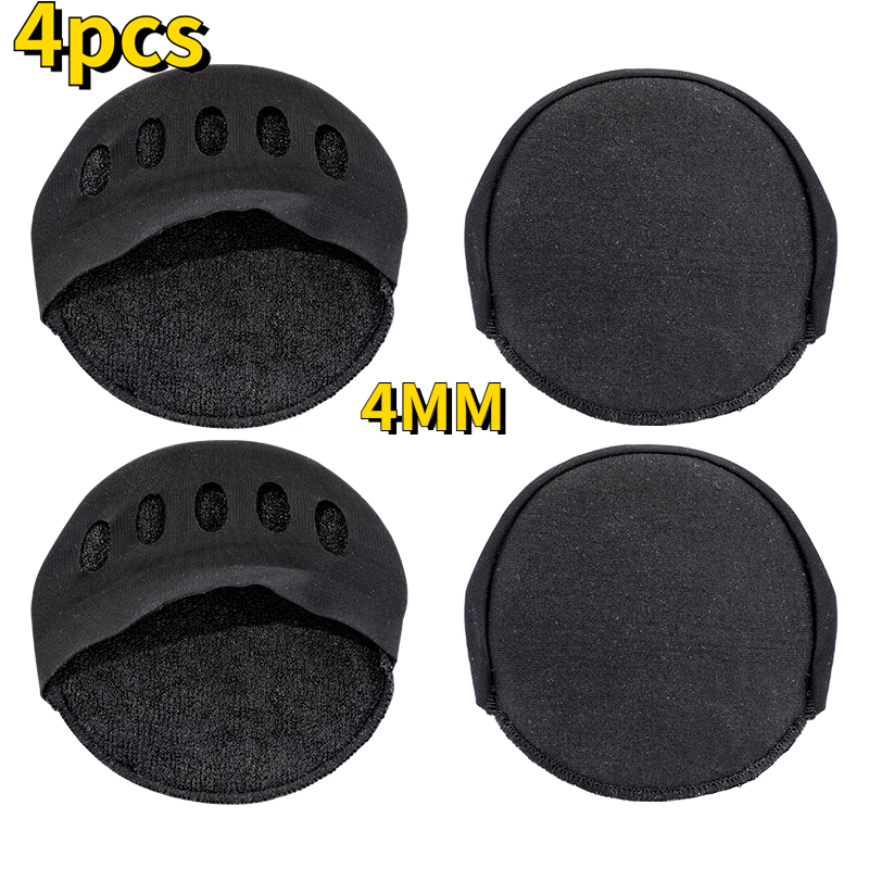 4/6/8 Stuks Vijf Tenen Voorvoet Pads Voor Vrouwen Hoge Hakken Half Inlegzolen Voet Pijn Zorg absorbeert Schok Sokken Masseren Teen Pad_voghion.com