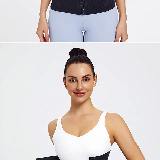 Talje Mave Shaper MISTHIN Latex Talje Trainer Dobbeltbælte Korset Til Damer Justerbar Korset Mave Reducerende Fas Bælte_voghion.com