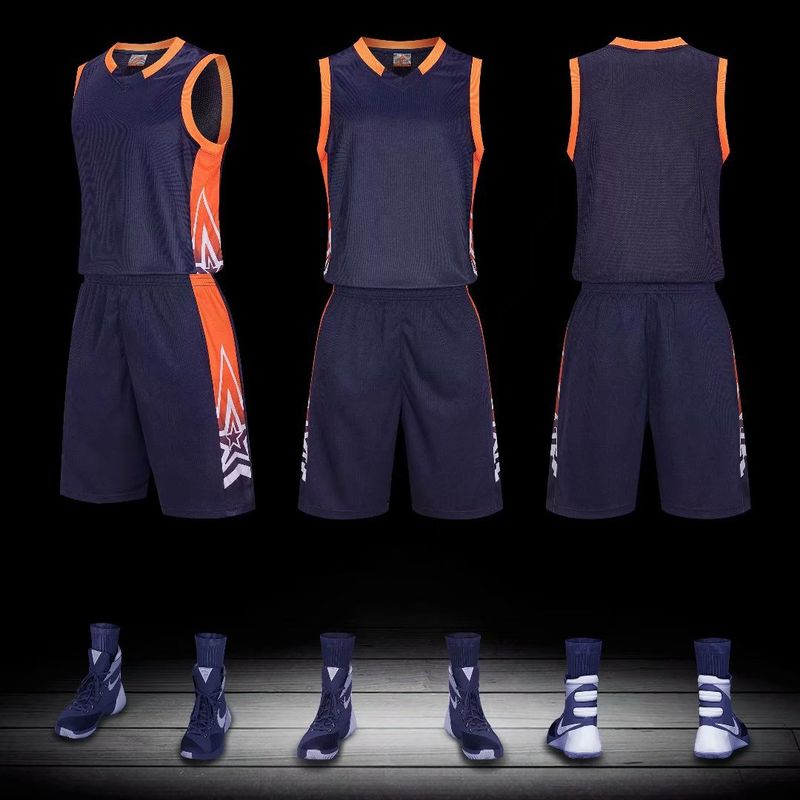 Ensemble de basket-ball, maillot pour hommes avec lettrage, uniforme d'entraînement de compétition sportive universitaire, débardeur, uniforme d'équipe_voghion.com