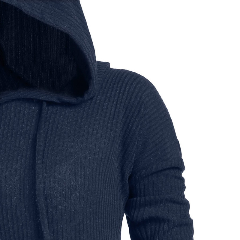 Felpe con cappuccio gotiche Mantello vintage da donna Creed con cappuccio con lo stesso mantello da combattimento Maglione ampio Cappotto medievale a mantello lungo_voghion.com