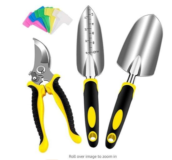 Tool Set Three Piece Aluminum Alloy Garden Tool Set Gardening Tool Set_voghion.com