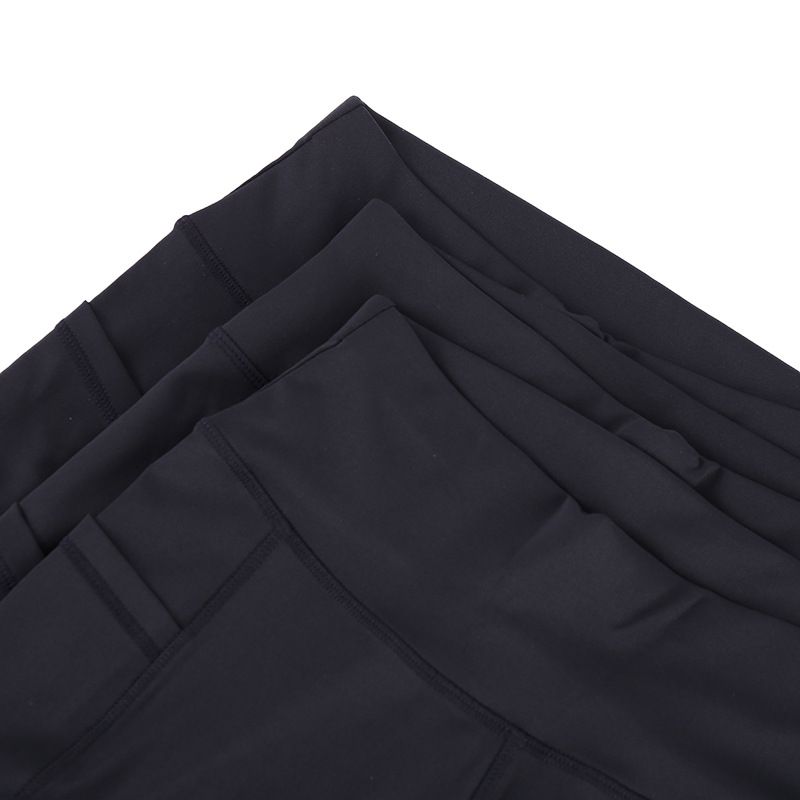 Women's pocket exercise tight height waist hip lift pants Women's fitness exercise nine points Yoga leggings_voghion.com