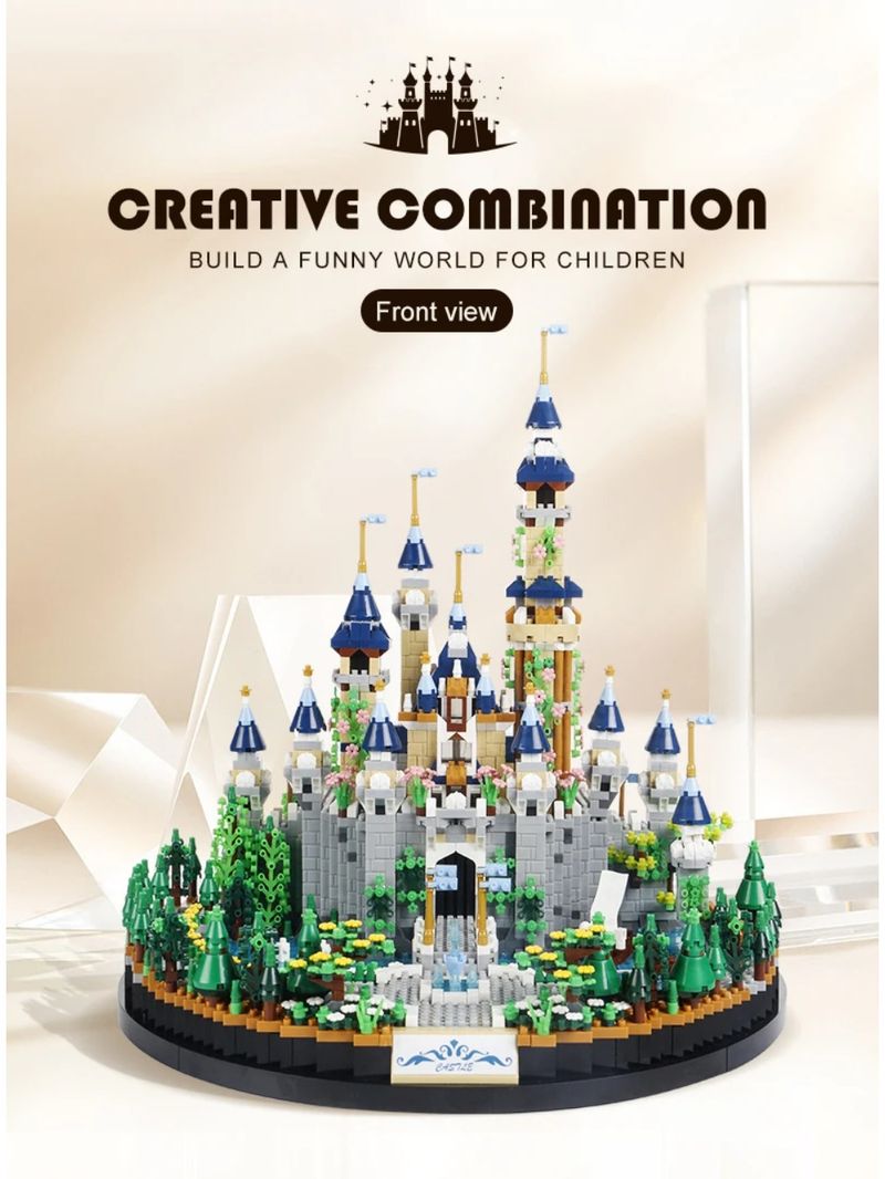 3600 tk Creative City muinasjutt Printsessi lossi ehitusplokid mikroosakeste komplekt Teemantklotsid Mänguasjad Kingitused lastele Tüdrukule_voghion.com