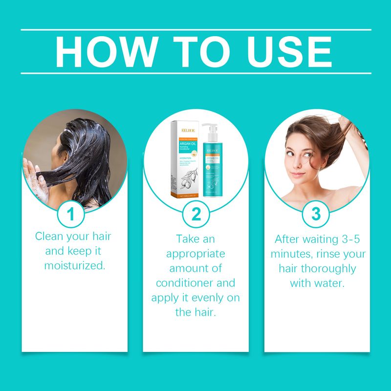 EELHOE Argan Oil Moisturizing Hair Set Nourishing Care Smooth And Shiny Essence_voghion.com