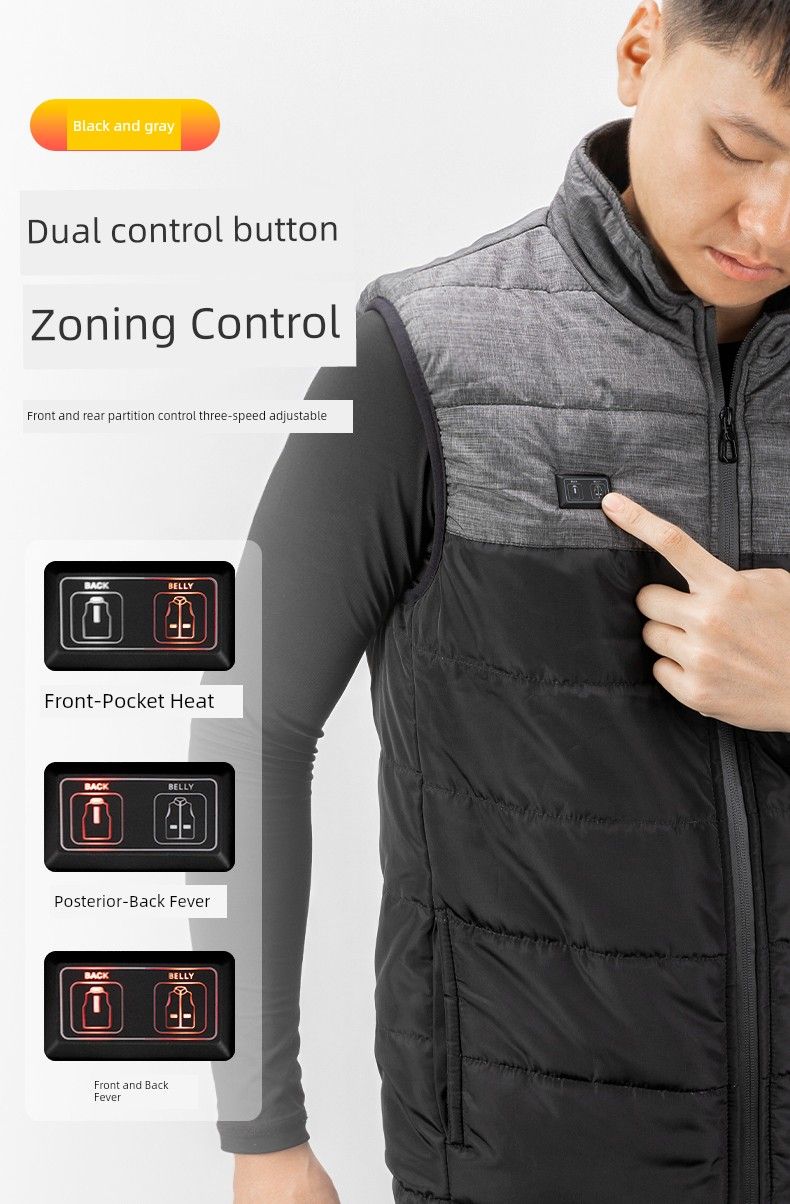 Cold Protection In Winter Warm Vest Er Motorcycle_voghion.com