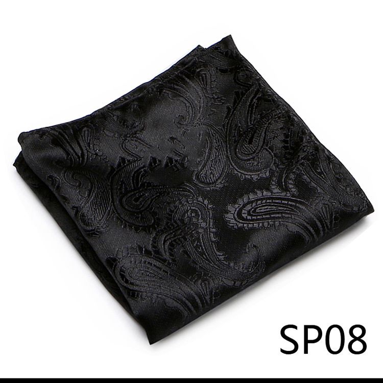 Heren Brits patroon effen kleur polyester zijden vierkante sjaal bruiloft pak zakdoek overhemd klaar op voorraad_voghion.com