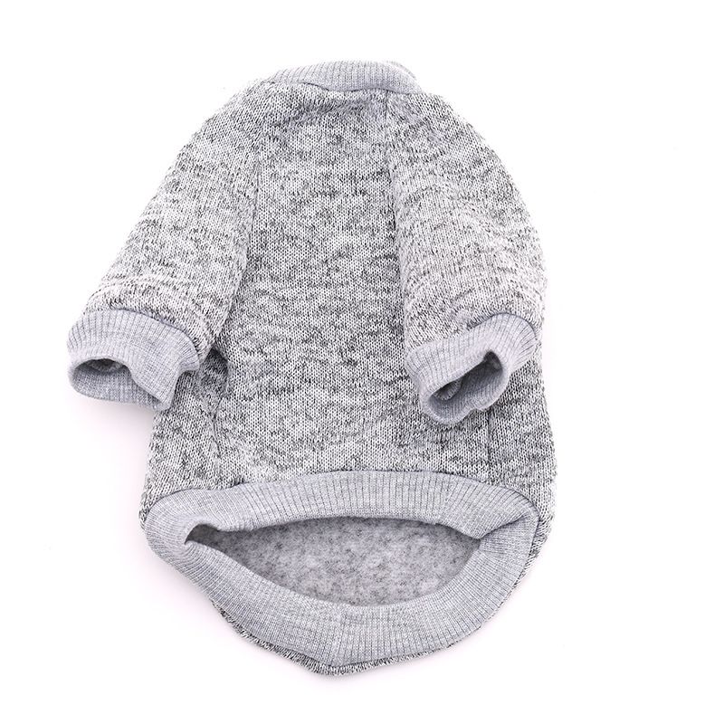 Cross-border pet sweater autumn and winter fleece printed sweater cat clothing dog clothes pet sweater wholesale_voghion.com