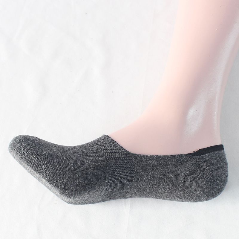 Invisible socks for men Solid color light mouth cotton garter with silicone non-slip boat socks Thin socks for men and women summer_voghion.com