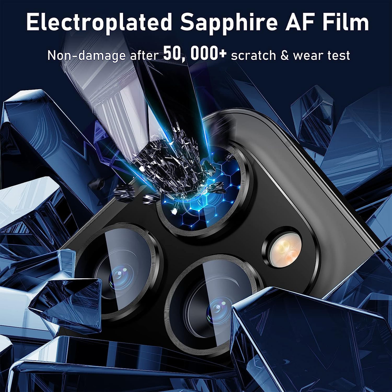 Kameraobjektivschutz Metallring Gehärtete Glasabdeckung für iPhone 14 Pluw 13 Pro Max 12 11 iPhone14 14Pro Schutzzubehör_voghion.com