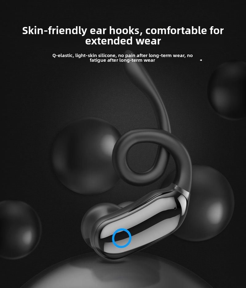 【Hohe Qualität】 Premium-Bluetooth-Kopfhörer mit offenem Ohr, TWS-Geräuschunterdrückung, Akkulaufzeit, Sport, nicht im Ohr, bequem für lange Zeit_voghion.com