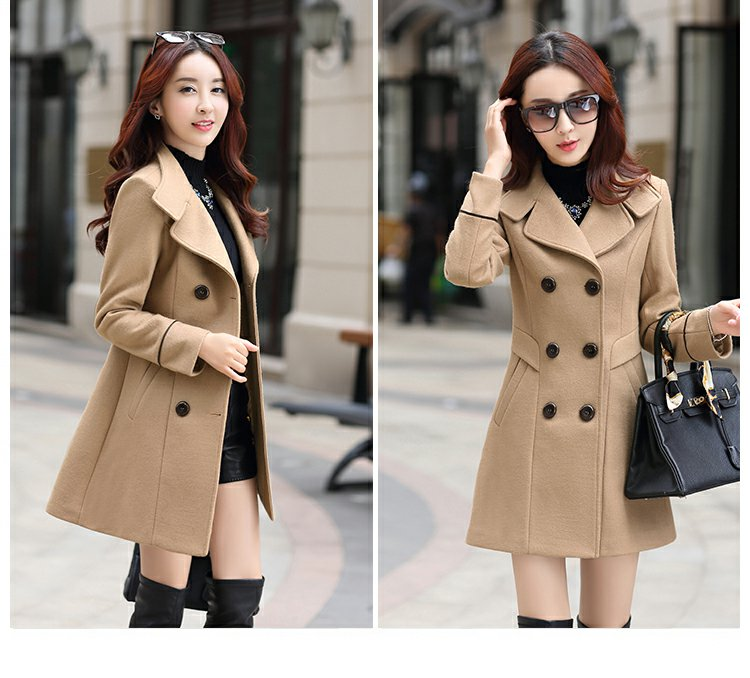 Women Wool Coats Spring Korean Slim Woolen Outwear 2023 New Double Breasted Wool Coat Overcoat Autumn Plus Size Womens_voghion.com