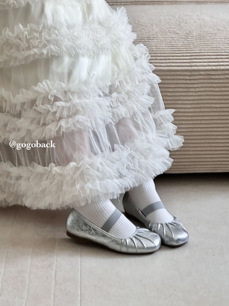 Lancui Ballet Girl ~ Style Flacher Mund Eierrolle Einzelschuh für Damen Ultraweiche Sohle Vielseitiger flacher Pendler-Mary-Jane_voghion.com