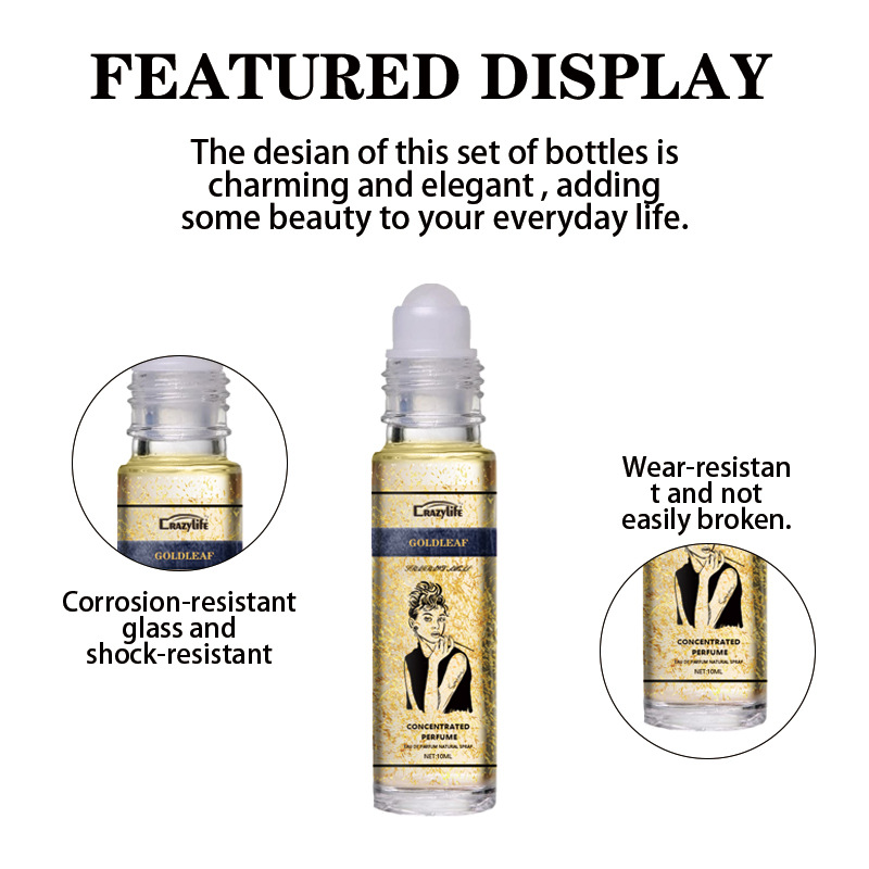 Crazylife pheromone perfume gold leaf perfume pheromone heterosexual flirting perfume_voghion.com