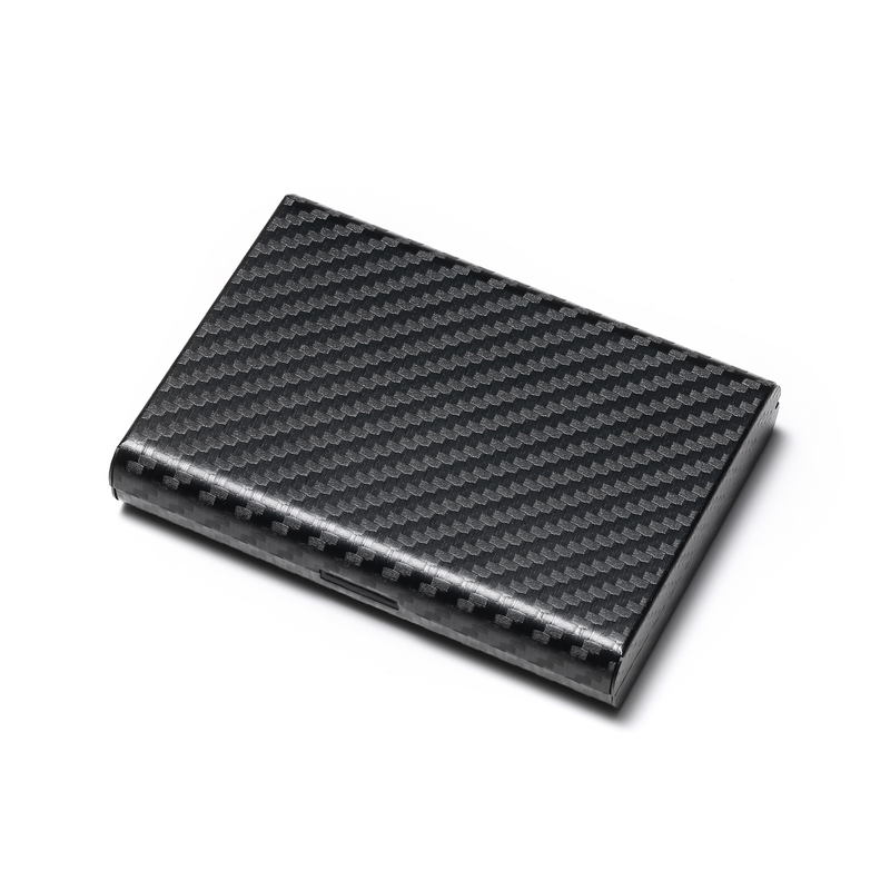 Bycobecy Custom Carbon Fiber Card Holder Metal Plastic NFC Wallet Passport Holder Document Organizer RFID Slim Wallets_voghion.com