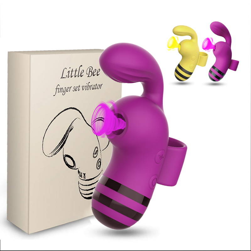 Vibromasseur abeille stimulateur clitoridien point G succion femelle adulte jouets sexuels mamelon rechargeable suce mastur femelle_voghion.com