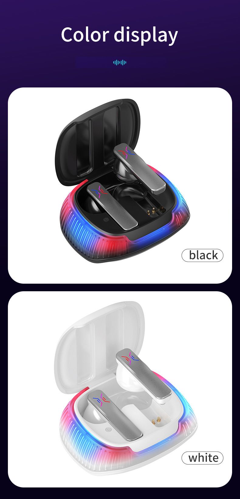 Máquina de traducción con auriculares Bluetooth inteligentes, interpretación simultánea, escucha de llamadas Bluetooth, traducción Bluetooth_voghion.com