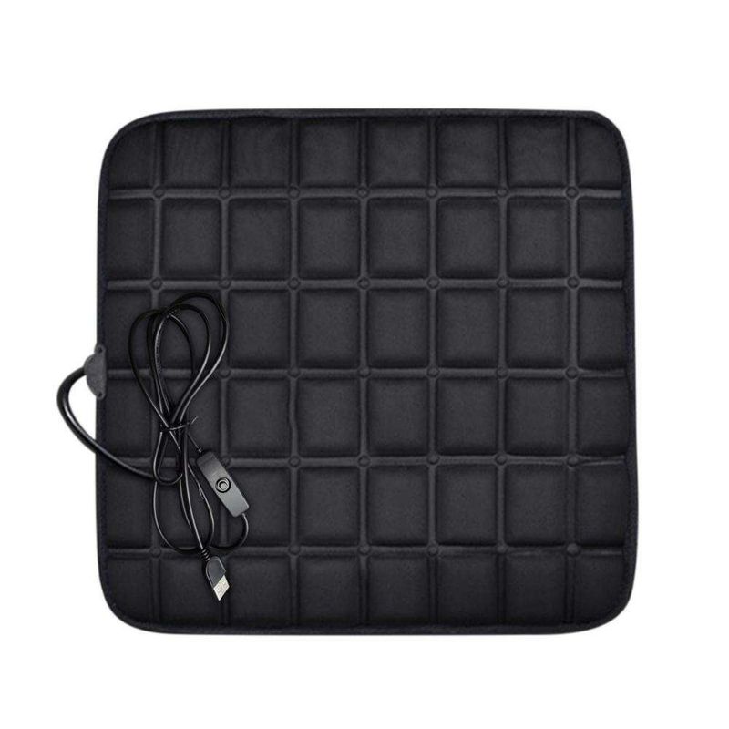 Electric Heating Pads 12V Car Heated Cover Universal Front Cushion Adjustable Temperature Winter Auto Seat Warmer_voghion.com