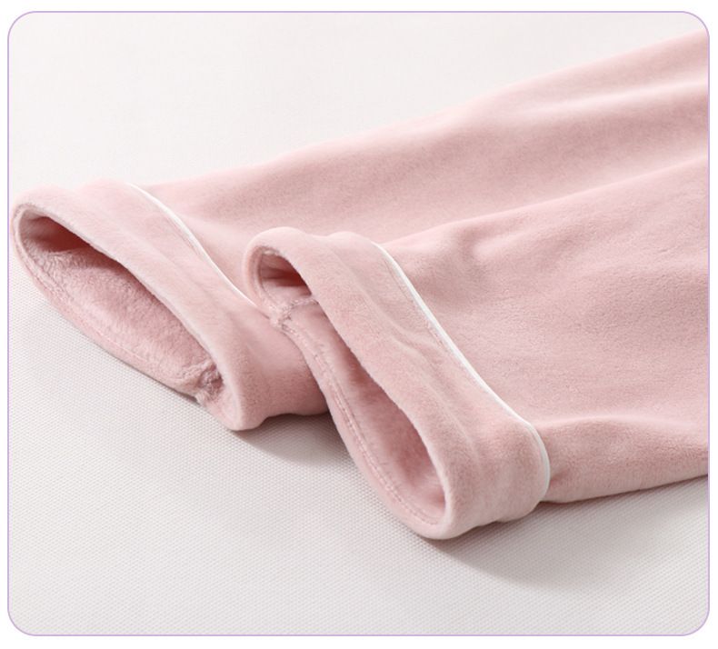 Children's Pyjamas Set Flannel Spring And Autumn Thickened Baby Large Children's Home Wear For Boys And Girls Parent-child Pyjamas_voghion.com