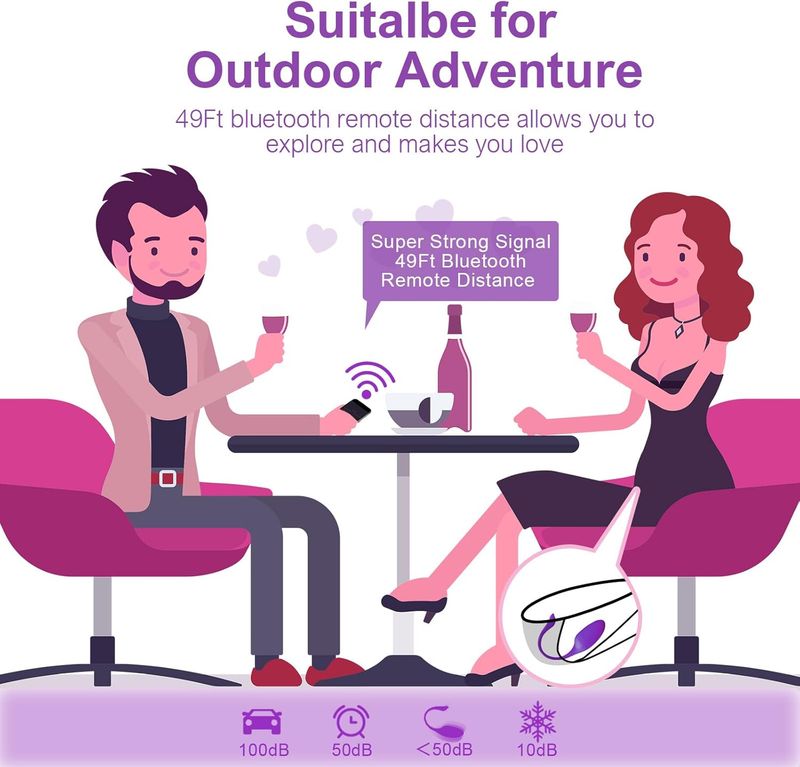 G-Punkt-Höschenvibrator mit APP-Fernbedienung, Pink Fun, tragbar über große Entfernungen, wiederaufladbares Sexspielzeug für Erwachsene, mehr als 10 Vibrationen für Frauen_voghion.com