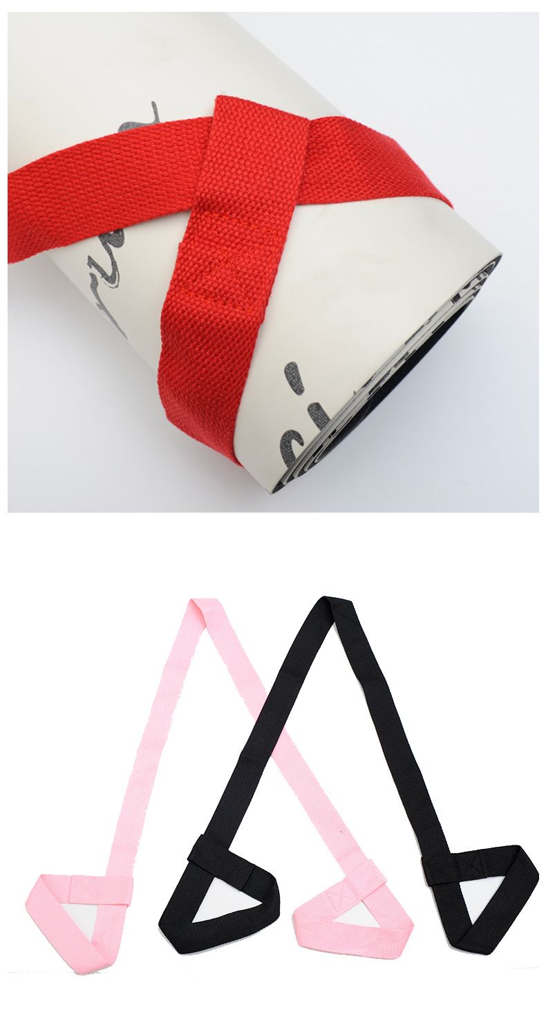 Tapis de yoga portable avec sangles, accessoires de yoga multifonctionnels pour l'extérieur, sangles de yoga_voghion.com