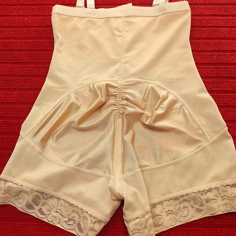 Pantalon amincissant une pièce à trois boutons pour femme, taille haute, fermeture éclair à l'entrejambe, style européen et américain, grande taille_voghion.com