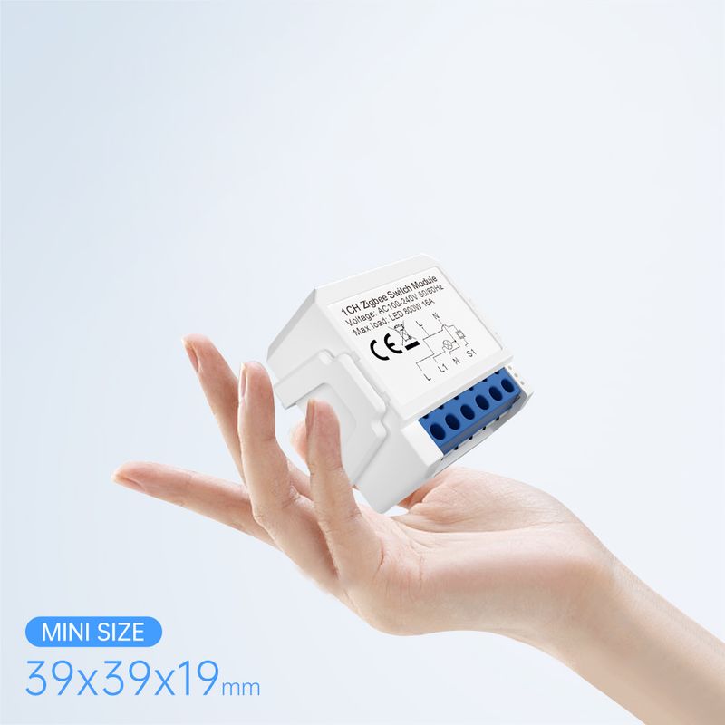 AVATTO Zigbee Tuya 1/2/3/4 Gang Mini Smart Switch Modulo interruttori della luce fai da te Controllo bidirezionale Funziona con Alexa Alice_voghion.com