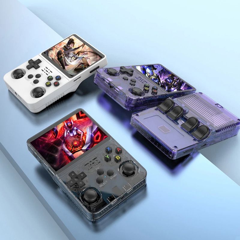 Console de jeux vidéo Portable rétro R36S, système Linux, écran IPS de 3.5 pouces, lecteur vidéo Portable, 64 go, 15000 jeux_voghion.com