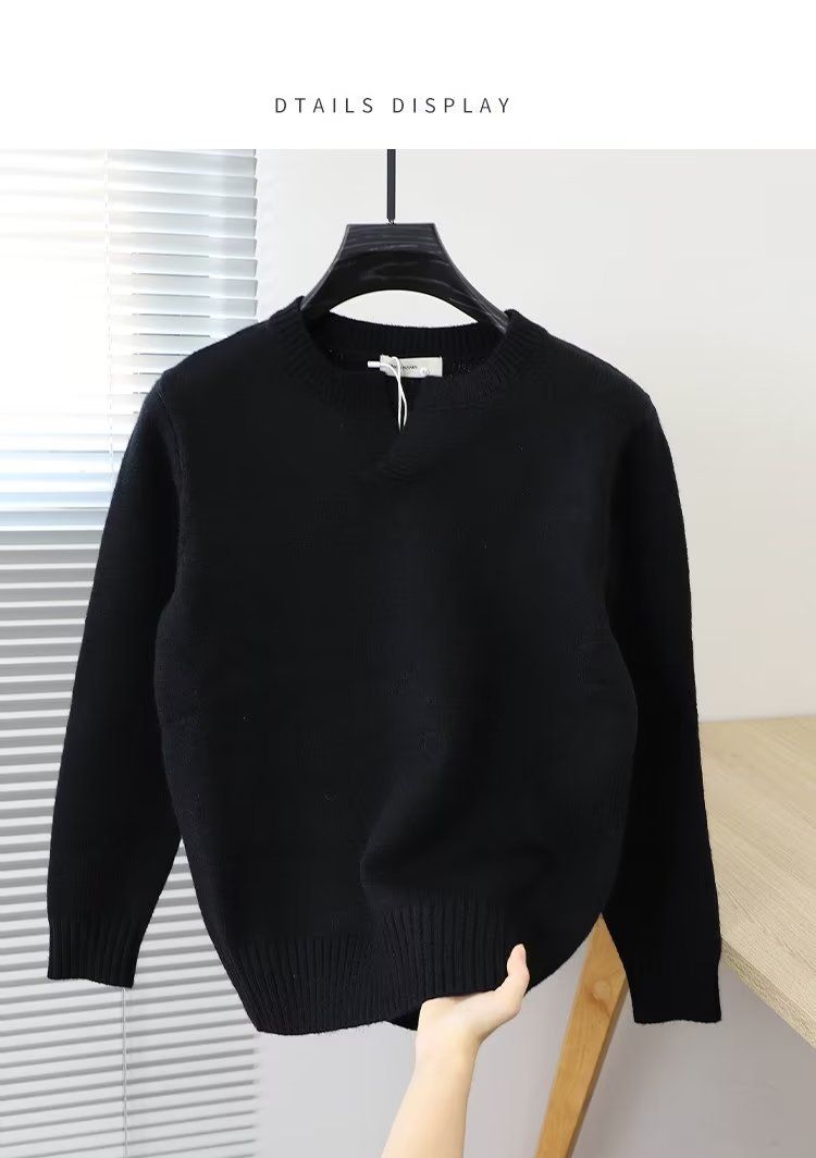 Pull ras du cou léger pour homme, style coréen, tendance, décontracté, polyvalent, pour l'automne et l'hiver_voghion.com