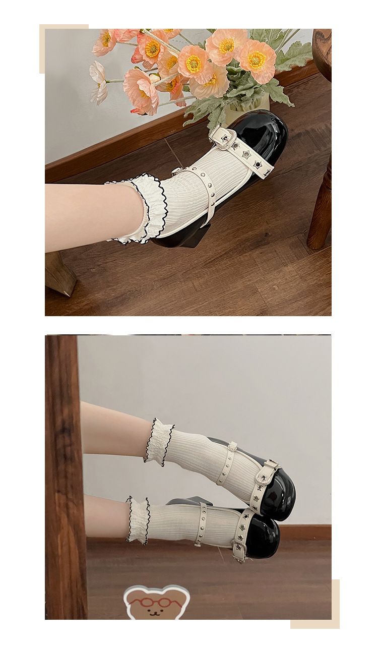 Scarpe singole Ms. 2025 Estate Cento Gonne Modelli Elf JK Stile Tacco Spesso Mary Jane Scarpe Piccole Scarpe in Pelle Alla Moda E Squisito_voghion.com