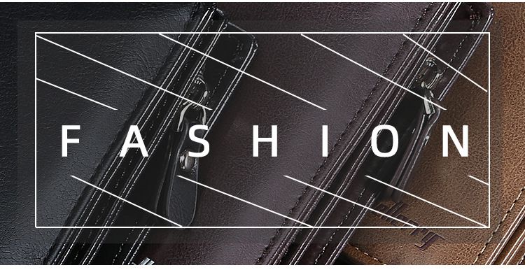 New zipper short wallet men's multi-card fashion vertical mini snap button coin purse men's card bag_voghion.com