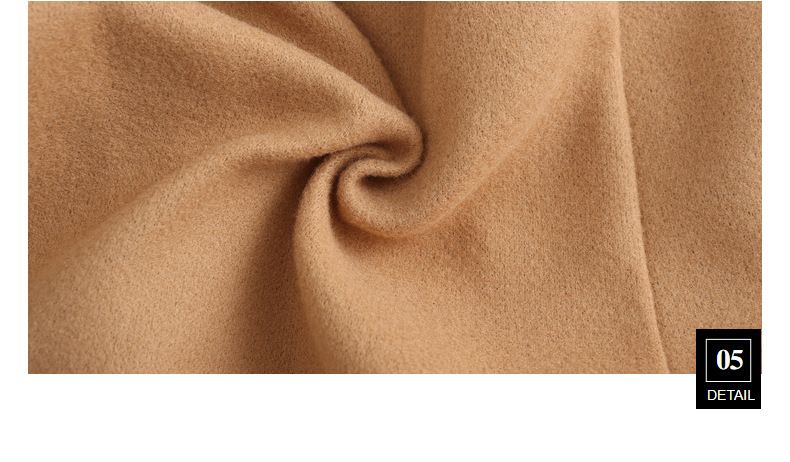 Men's Clothing Slim Mid Length Woolen Coat Single Breasted Trench Coat Slim Fit_voghion.com