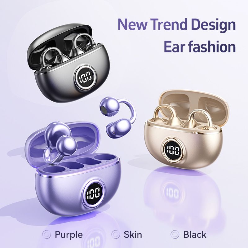M97 New Wireless Bluetooth Earphones Non-In-Ear Open Comfortable Wear Long Battery Life Noise Cancelling Digital Display_voghion.com
