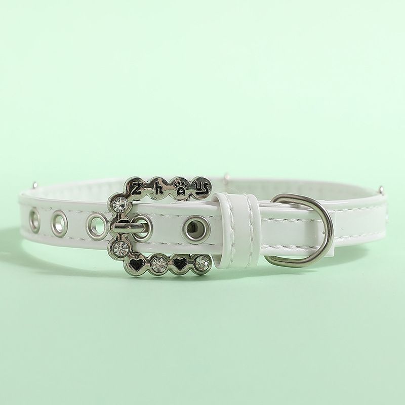 Pet supplies collar traction rope collar set cat necklace small and medium sized dog collar collar accessories_voghion.com