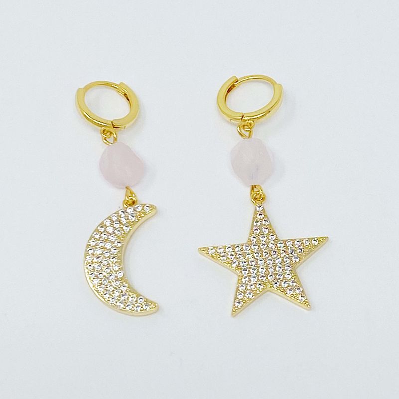 Shine From Sky Drop EarringsShine From Sky Drop Earrings_voghion.com