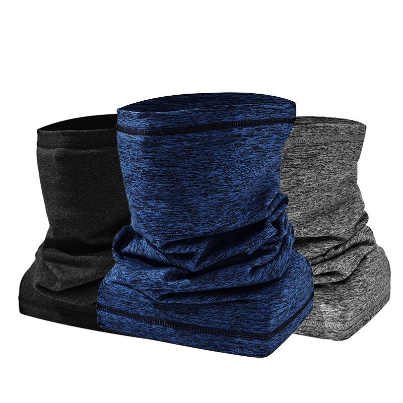 Scaldacollo termico antivento e antifreddo per sport all'aria aperta, autunno e inverno, in pile spesso, per sci e ciclismo_voghion.com