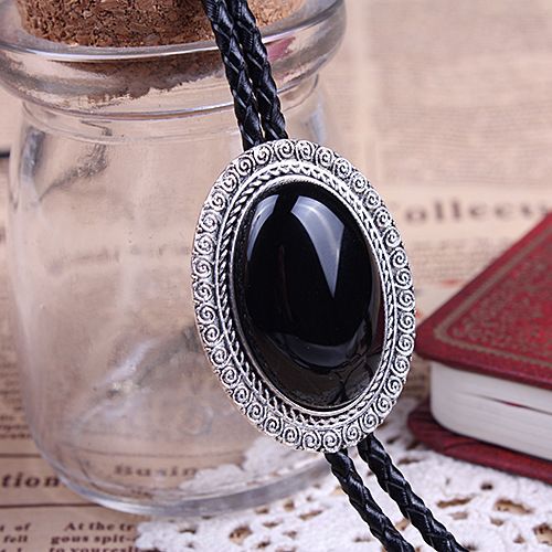 Neue Stil Jade Hemd Kette Bolo Hals Seil Halskette Krawatte_voghion.com