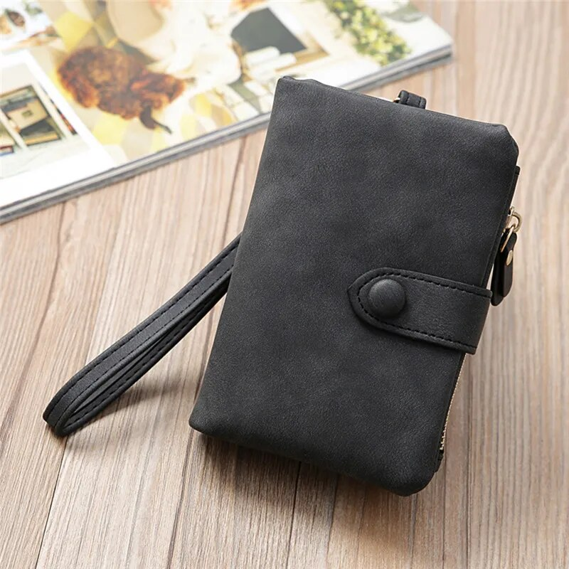 Leder Frauen Geldbörsen Münzfach Haspe Kartenhalter Geldbeutel Casual Lange Damen Clutch Telefon Geldbörse 8 Farbe_voghion.com