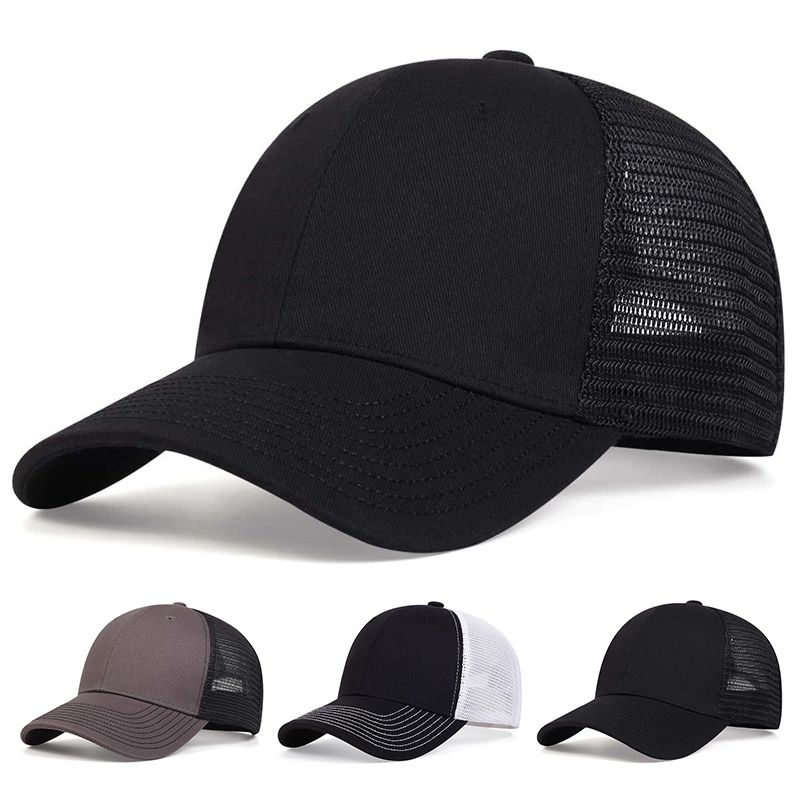 Unisex 8 Lines On Brim Of The Baseball Net Caps Spring and Summer Outdoor Adjustable Casual Hats Sunscreen Hat_voghion.com
