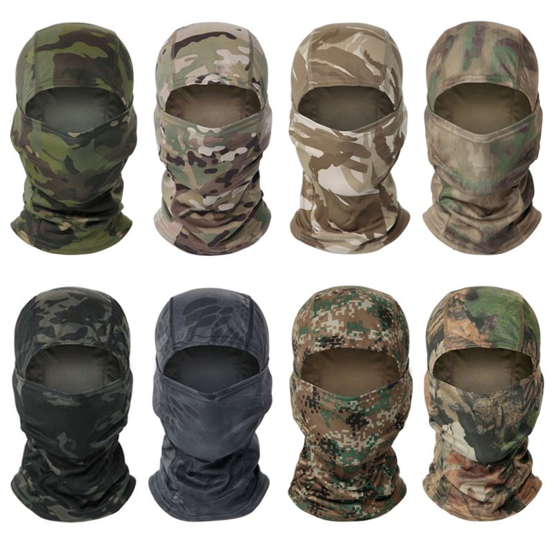 Sturmhaube Camouflage Vollgesichtsmaske Wargame CP Hut Jagd Fahrrad Radfahren Armee Multicam Bandana Hals Gamasche_voghion.com
