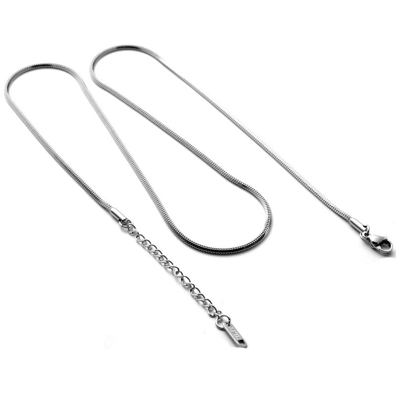 Accessori per gioielli in acciaio inossidabile con placcatura quadrata in stile semplice, 1 pezzo_voghion.com