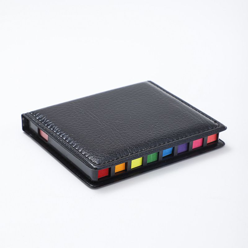 Ekskluzywny skórzany organizer na notatki z PVC z karteczkami samoprzylepnymi i kalendarzem – 1000 kartek, personalizowany organizer na biurko do użytku domowego i biznesowego_voghion.com