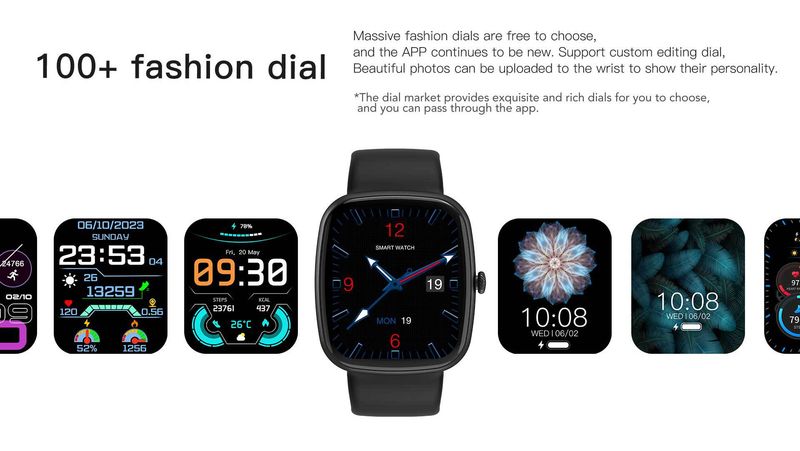 Montre connectée Bluetooth, appels, étanche, sommeil, rappel de messages, musique, sport, couple_voghion.com