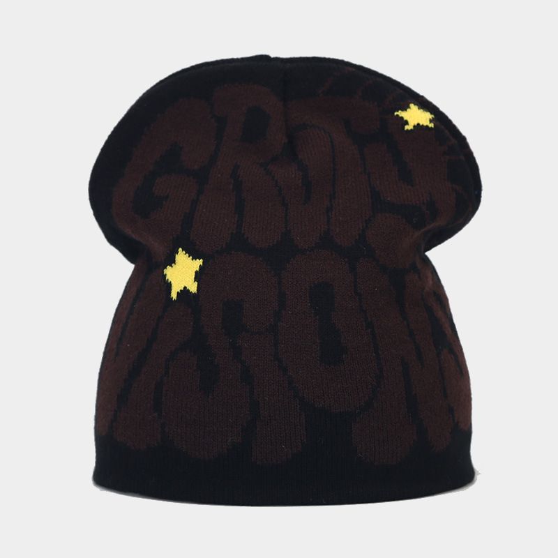 Winter Herbst gestrickte Wolle minus zwei Mütze Cargo Y2k Mütze für Männer Frauen Kanye Mützen Gorras Hombre Top halten warm Hut wind dicht_voghion.com