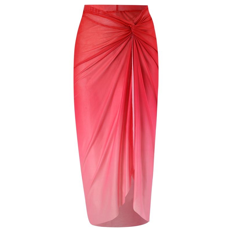 Women's Clothing Backless Sexy New One Piece Swimsuit Mesh Beach Skirt Swimsuit Suit_voghion.com