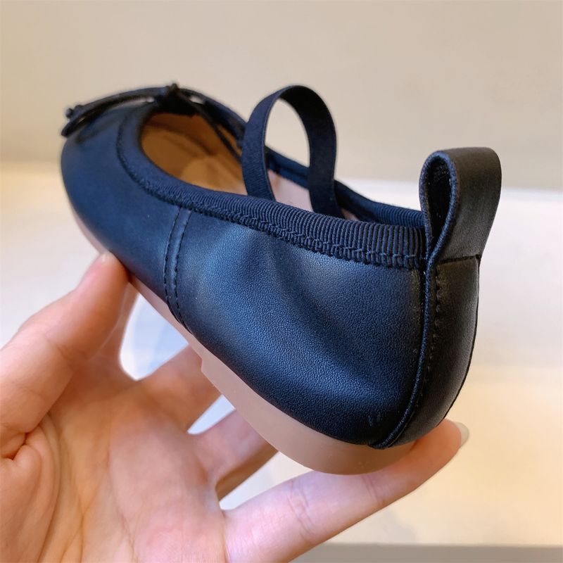 Candy farbige koreanische Kinderschuhe Licht Mund Mädchen Lederschuhe Baby Schöpfkelle Schuhe Kinder Prinzessin einzelnen Schuhe Babyschuhe_voghion.com